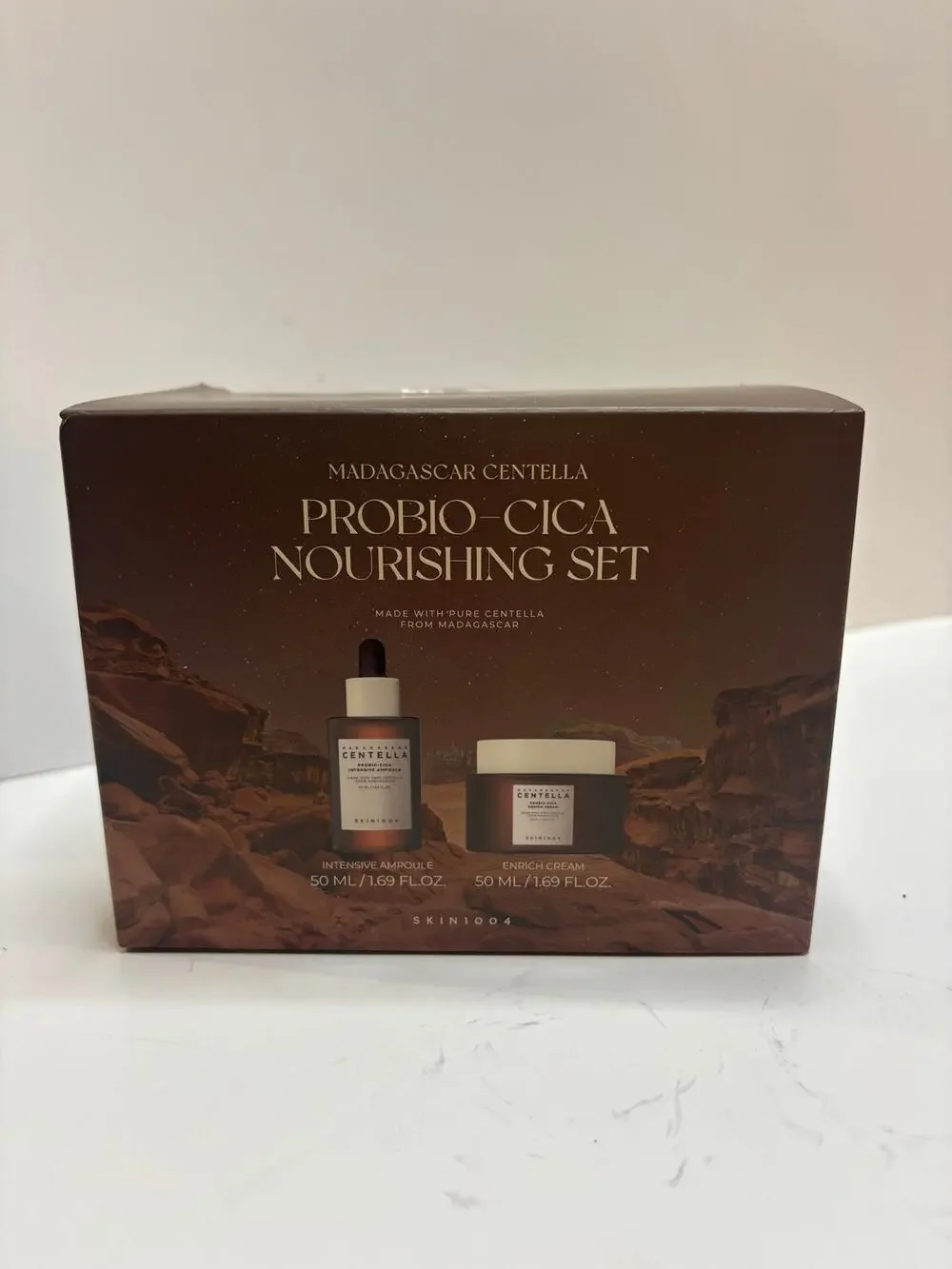 SKIN1004 Madagascar Centella Probio-Cica Nourishing Set Ampoule + Cream 50ml NEW